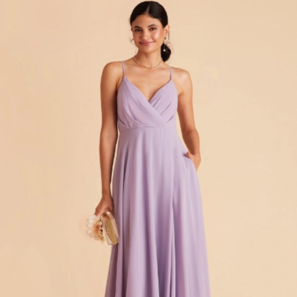 Birdy Grey Kaia Chiffon Lavender Dress